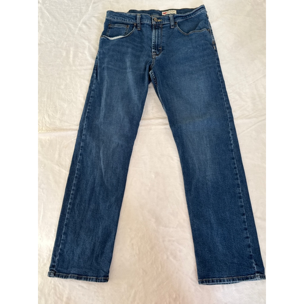 Men's Wrangler Blue Slim Straight Jeans Waist 32